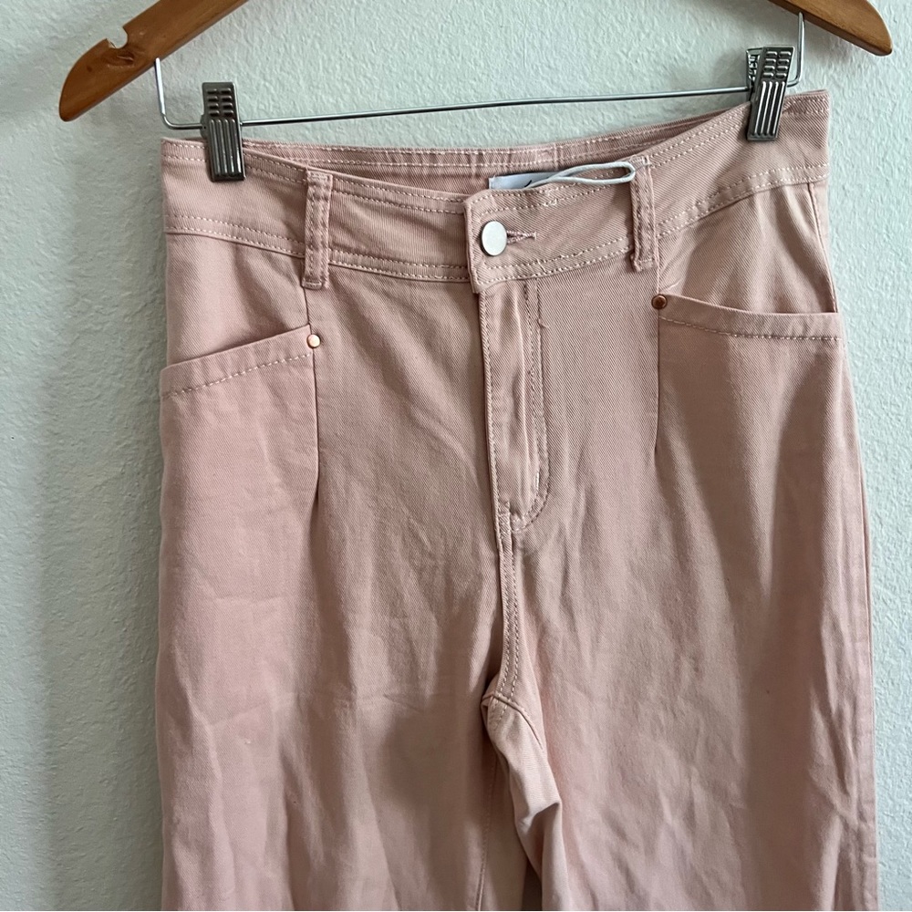 Petal & Pup Blush Pink High Waisted Pants Sz 6 NWT - Picture 3 of 7